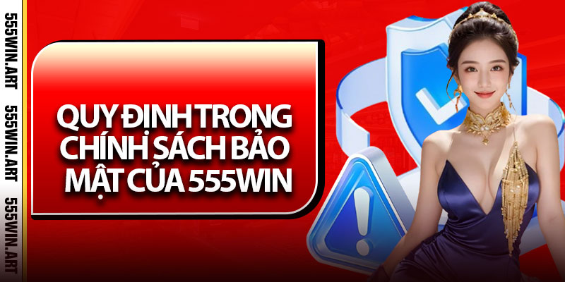 Chính Sách Bảo Mật – Cam Kết Bảo Vệ Người Dùng Tối Đa 2 Quy định trong chính sách bảo mật của 555Win